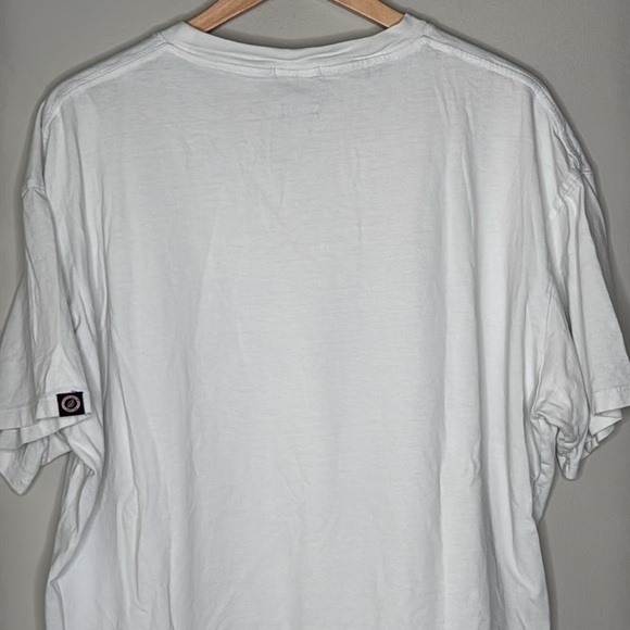 Sweet Pants Paris Short Sleeve Logo Tee in White Tone on Tone Size Large Unisex - Picture 7 of 10